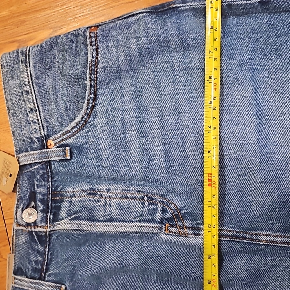 NEW LEVI'S Side Slit Midi Skirt - Size 29 - Picture 16 of 16